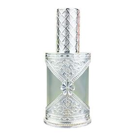 40ML Silver Antique Spray Perfume Dispenser Bottle Frosted Glass Empty Toner Bottle Refillable Container