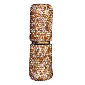 10ML Rhinestone Perfume Dispenser Bottle Bling Bling Small Empty Spray Bottle Travel Portable Toner Bottle,Golden