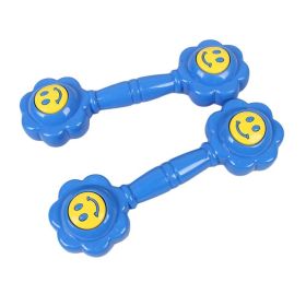 2 Pair Fitness Equipment Flower Shape Kid Toy Dumbbell Plastic Children Dumbbell