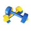 2 Pair Kids Toy Dumbbell / Plastic Dumbbell for Morning Exercises/Yellow&Blue