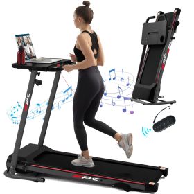 FYC Folding Treadmill for Home - Slim Compact Running Machine Portable Electric Treadmill Foldable Treadmill Workout Exercise for Small Apartment Home