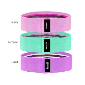 Squat belt XS size lake blue pink purple three-piece set