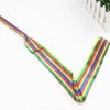 2 Pairs Colorful Rainbow Kids Gymnastics Ribbon Sticks Dance Ribbon School Shows Dancing Prop Dance Streamers