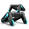 Multifunction AB Wheel Roller Push Up Bar Folding Abdominal Fitness Wheel Multi-angle All-round Muscle Training Roller Wheel Home Gym Fitness Equipmen