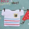 [A Sunny day] Embroidered Applique Fabric Art Draw String Bag / Drawstring Pouch (5.7*6.7)