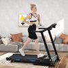 FYC Folding Treadmill for Home - 300 LBS Weight Capacity Running Machine with Incline/Bluetooth/APP, 3.25HP Foldable Electric Treadmill Easily Assembl