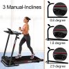 FYC Folding Treadmill for Home - Slim Compact Running Machine Portable Electric Treadmill Foldable Treadmill Workout Exercise for Small Apartment Home