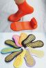 3 Pairs Adult Non-Skid Socks for Yoga Pilates Ballet Mens and Womens Comfy Slipper Socks