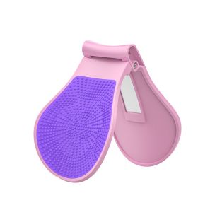 1pc Plastic Butt Trainer (Wear Pants When Using) Pelvic Floor Muscle Correction; Exerciser For Inner Thighs Postpartum Rehabilitation; Buttocks; Legs; (Color: pink purple)