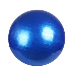 PVC Fitness Balls Yoga Ball; Thick Explosion-proof Exercise Balance Ball For Home Gym Pilates 17.72inch/21.65inch/25.59inch/29.53inch/33.46inch (Color: Blue, size: 55cm/21.7in)