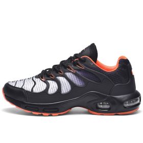 Running Shoes Air Cushion Fitness Sneakers Trainers Outdoor Mens Breathable Male Lightweight Sport Shoes for Men Chaussure Homme (Color: 1680 hei ju, size: 44)