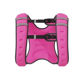 Adjustable Weighted Running Equipment Weighted Workout Vest (Color: pink, Type: Exercise & Fitness)