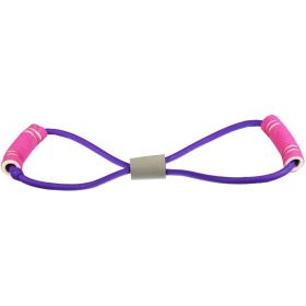 Yoga Fitness Equipment Rubber Exercise Pull Rope (Color: pink, Type: Pull Rope)