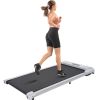 2 in 1 Under Desk Electric Treadmill 2.5HP;  with Bluetooth APP and speaker;  Remote Control;  Display;  Walking Jogging Running Machine Fitness Equip