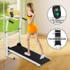 Home Fitness Exercise Portable Motorized Shock-Absorbing Folding Manual Treadmill