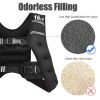 Adjustable Weighted Running Equipment Weighted Workout Vest