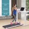 2 in 1 Under Desk Electric Treadmill 2.5HP; with Bluetooth APP and speaker; Remote Control; Display; Walking Jogging Running Machine Fitness Equipment