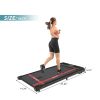 2 in 1 Under Desk Electric Treadmill 2.5HP;  with Bluetooth APP and speaker;  Remote Control;  Display;  Walking Jogging Running Machine Fitness Equip