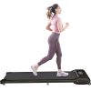 2 in 1 Under Desk Electric Treadmill 2.5HP;  with Bluetooth APP and speaker;  Remote Control;  Display;  Walking Jogging Running Machine Fitness Equip