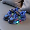 Children Shoes Led Luminous Lighted Casual Breathable Baby Boys Girls Sport Running Soft Bottom Non-Slip Kids Fashion Sneakers