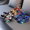 Children Shoes Led Luminous Lighted Casual Breathable Baby Boys Girls Sport Running Soft Bottom Non-Slip Kids Fashion Sneakers