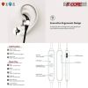 Premium Bluetooth Headphones; Bluetooth Earbuds Neckband Magnetic Wireless Bluetooth 5.0 Headphones Sweatproof & IPX7 Waterproof Earphones 12 Hours Pl