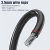 Gym Home Exercise Adjustable Length Finger Ring Handle Fitness Jump Rope